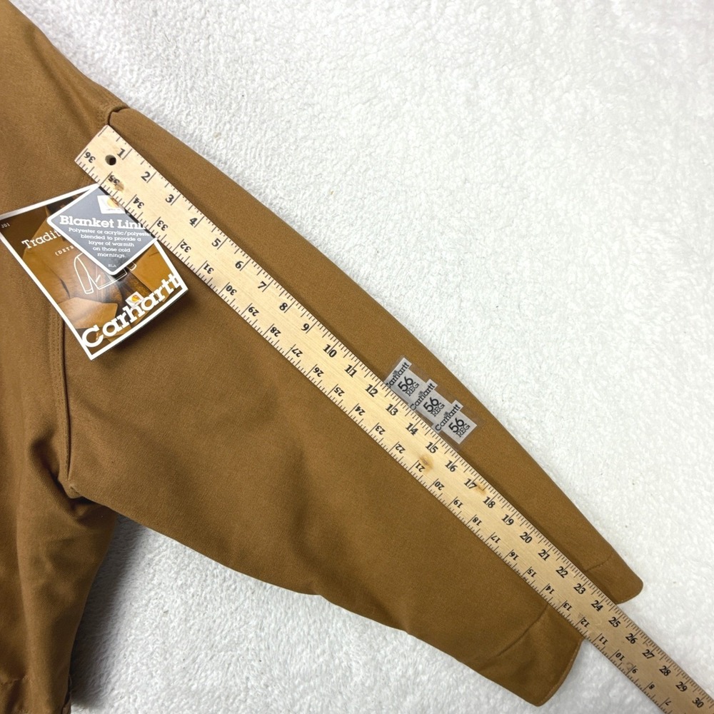 Carhartt Detroit Jacket Blanket Lined Mens 56 3XL J01 BRN Brown NWT NOS - Picture 9 of 16